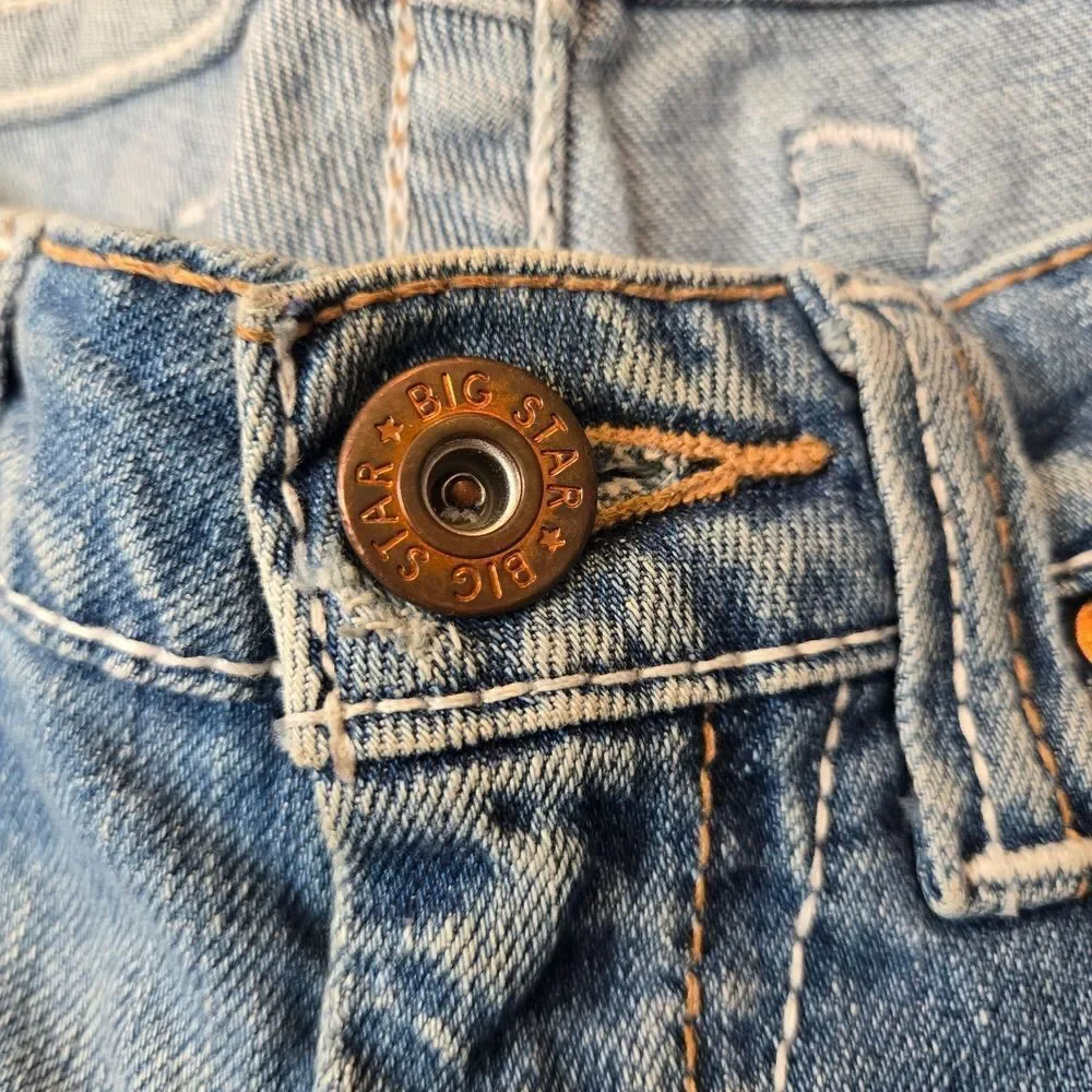 Big Star Vintage Premium Light Blue Boot Cut Jeans 27